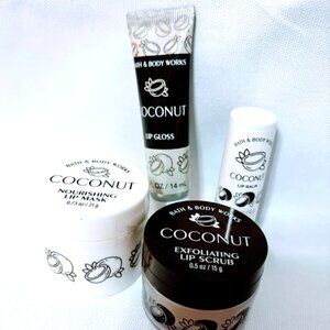 Bath & Body Works - COCONUT LIP CARE SET - NWT